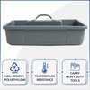 American Built Pro Pro-Grade Tool Tote, Polyethylene, Gray, 18 in W x 12-3/4 in D x 4-1/2 in H T1025 P1